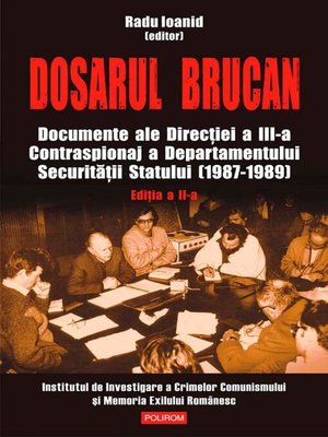 cover image of Dosarul Brucan